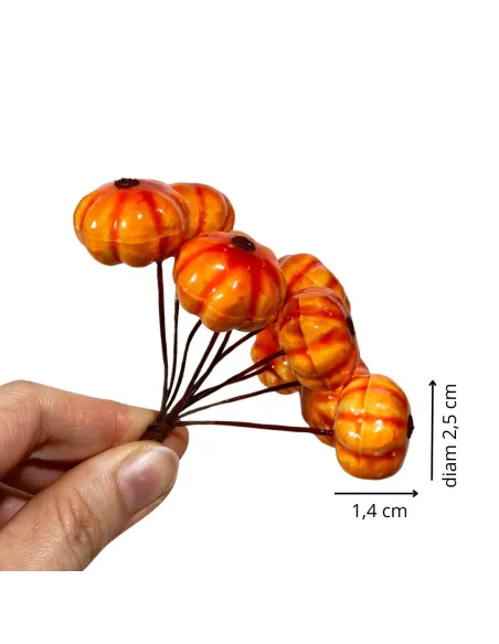 Mazzetto con 10 zucche per statue da 30 cm
