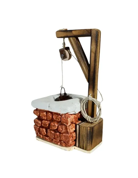 Plaster Well with Pulley for 8–10 cm Nativity Figures