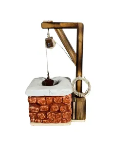 Plaster Well with Pulley for 8–10 cm Nativity Figures
