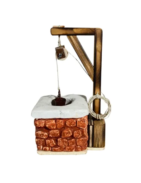 Plaster Well with Pulley for 8–10 cm Nativity Figures