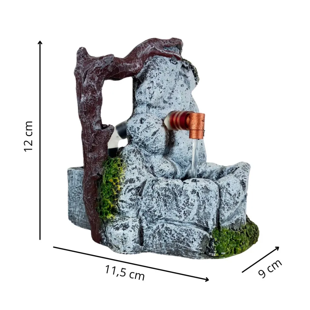Fontana, finta pietra in resina per statue da 8-10 cm