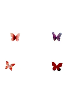 Set of Four Assorted Butterflies for 15–20 cm Nativity Figures