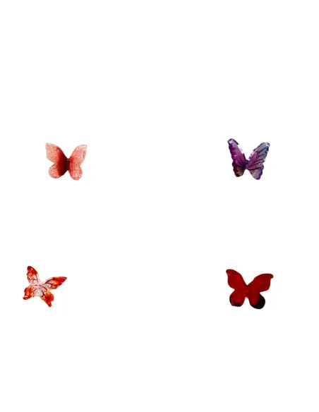 Set of Four Assorted Butterflies for 15–20 cm Nativity Figures