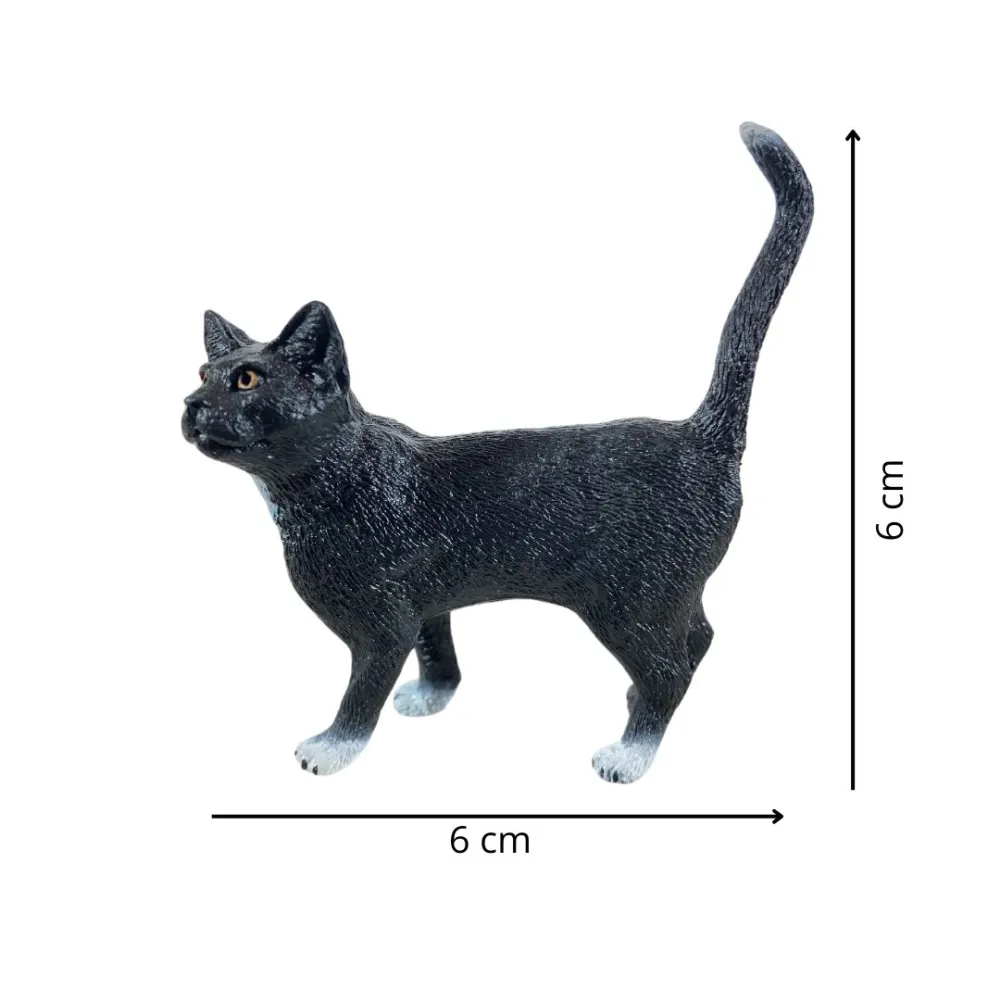 Black PVC Cat for 20 cm Nativity Figures