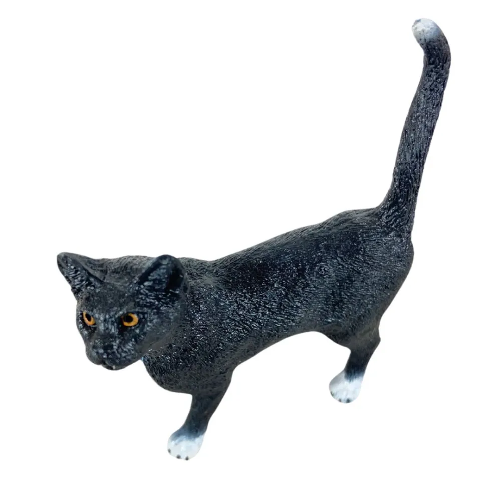 Black PVC Cat for 20 cm Nativity Figures