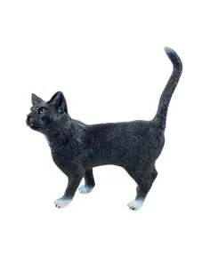 Gatto nero in pvc per statue da 20 cm