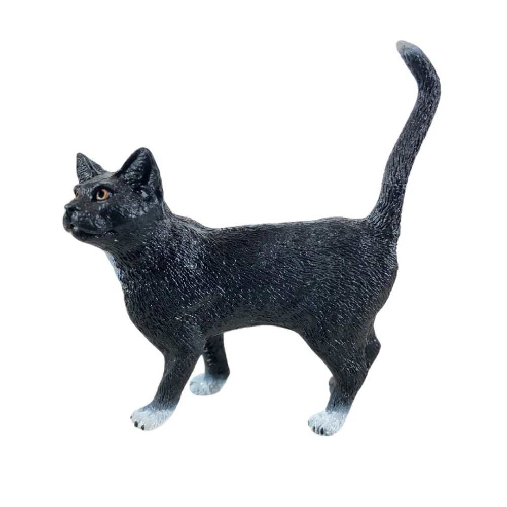 Black PVC Cat for 20 cm Nativity Figures