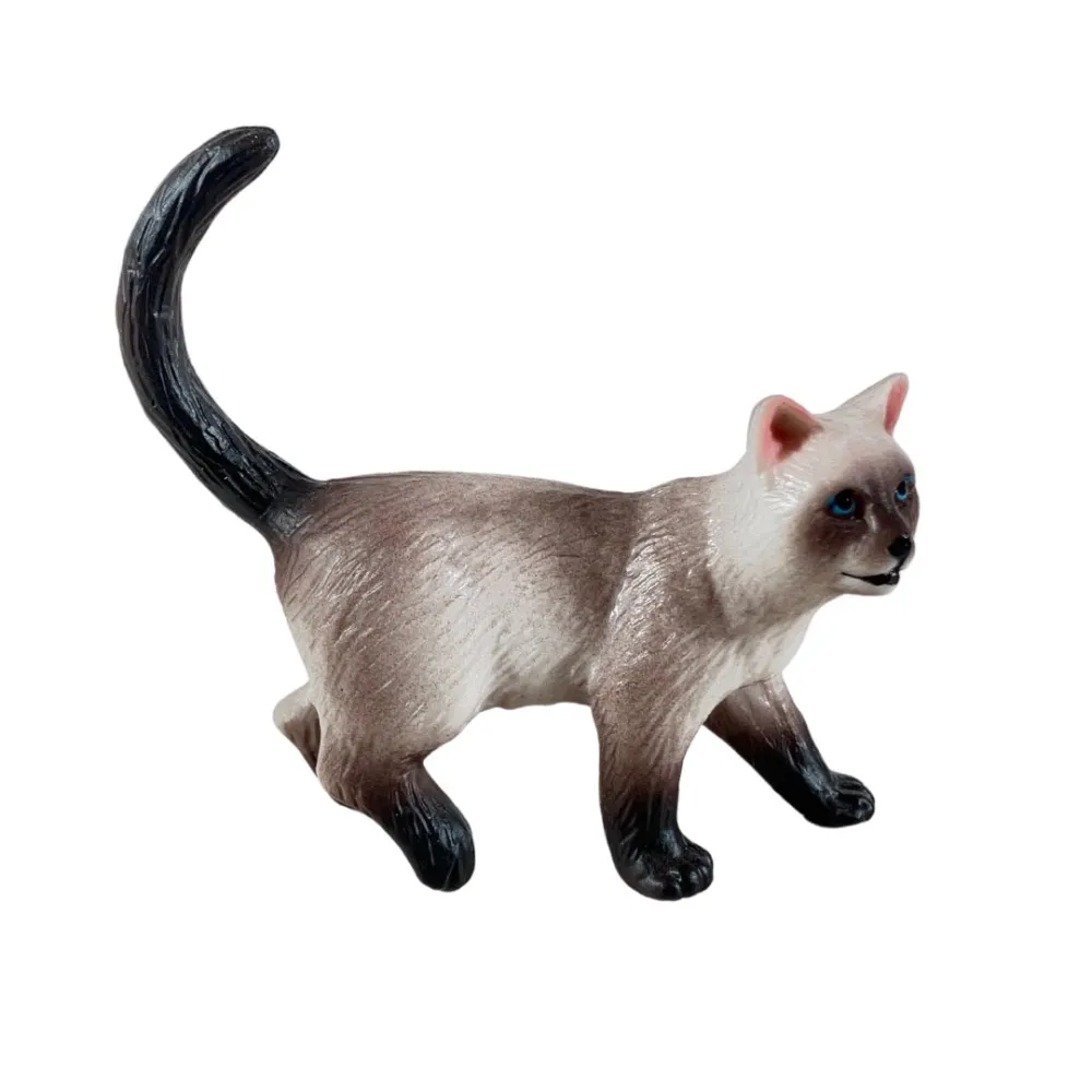 Grey PVC Cat for 30 cm Nativity Figures