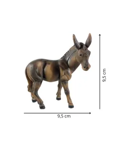 Asino in resina per statue da 10-12 cm 2