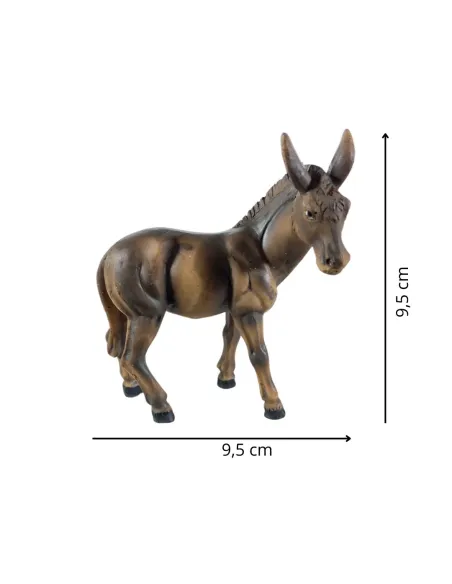 Asino in resina per statue da 10-12 cm