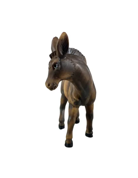 Asino in resina per statue da 10-12 cm