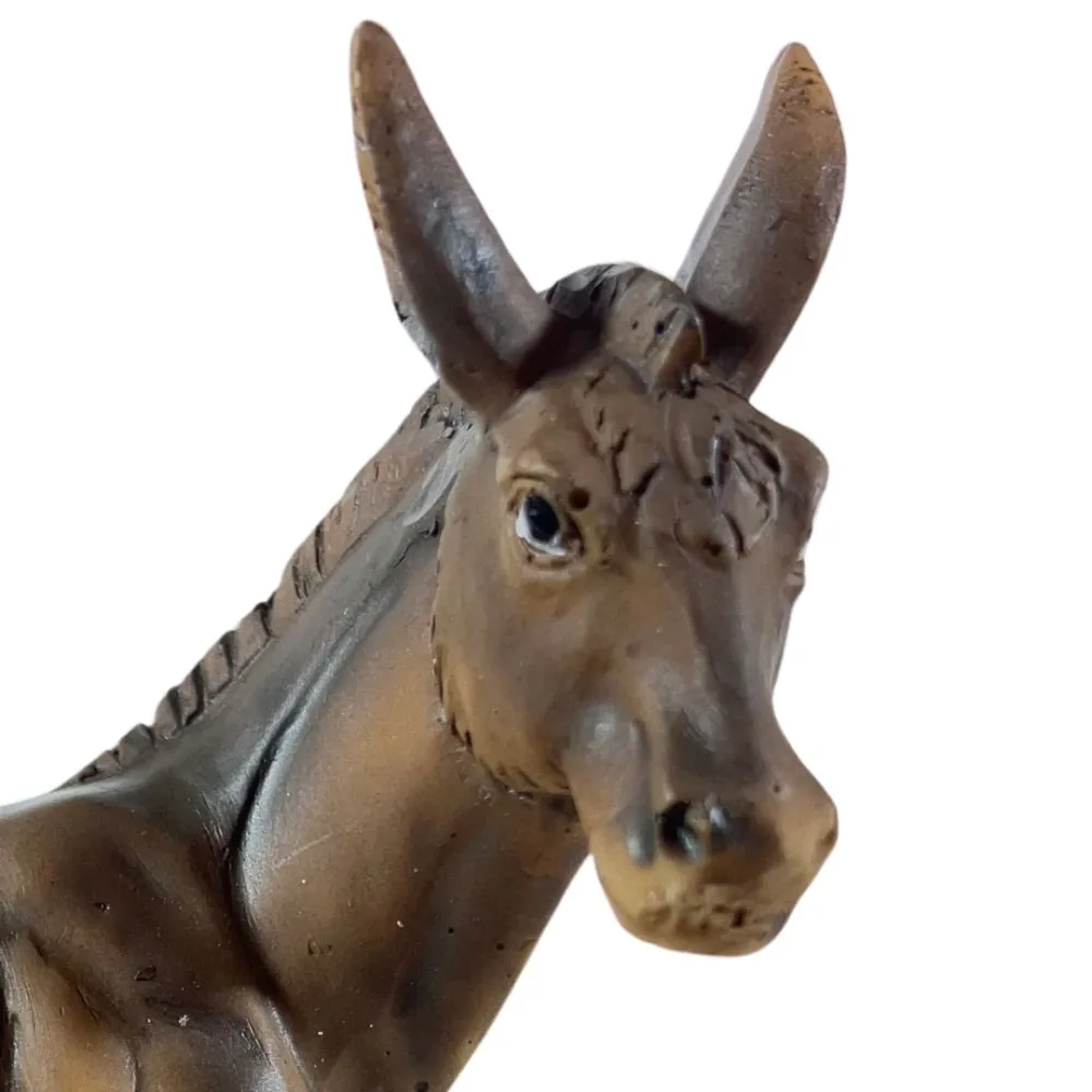 Resin Donkey for 10–12 cm Nativity Figures