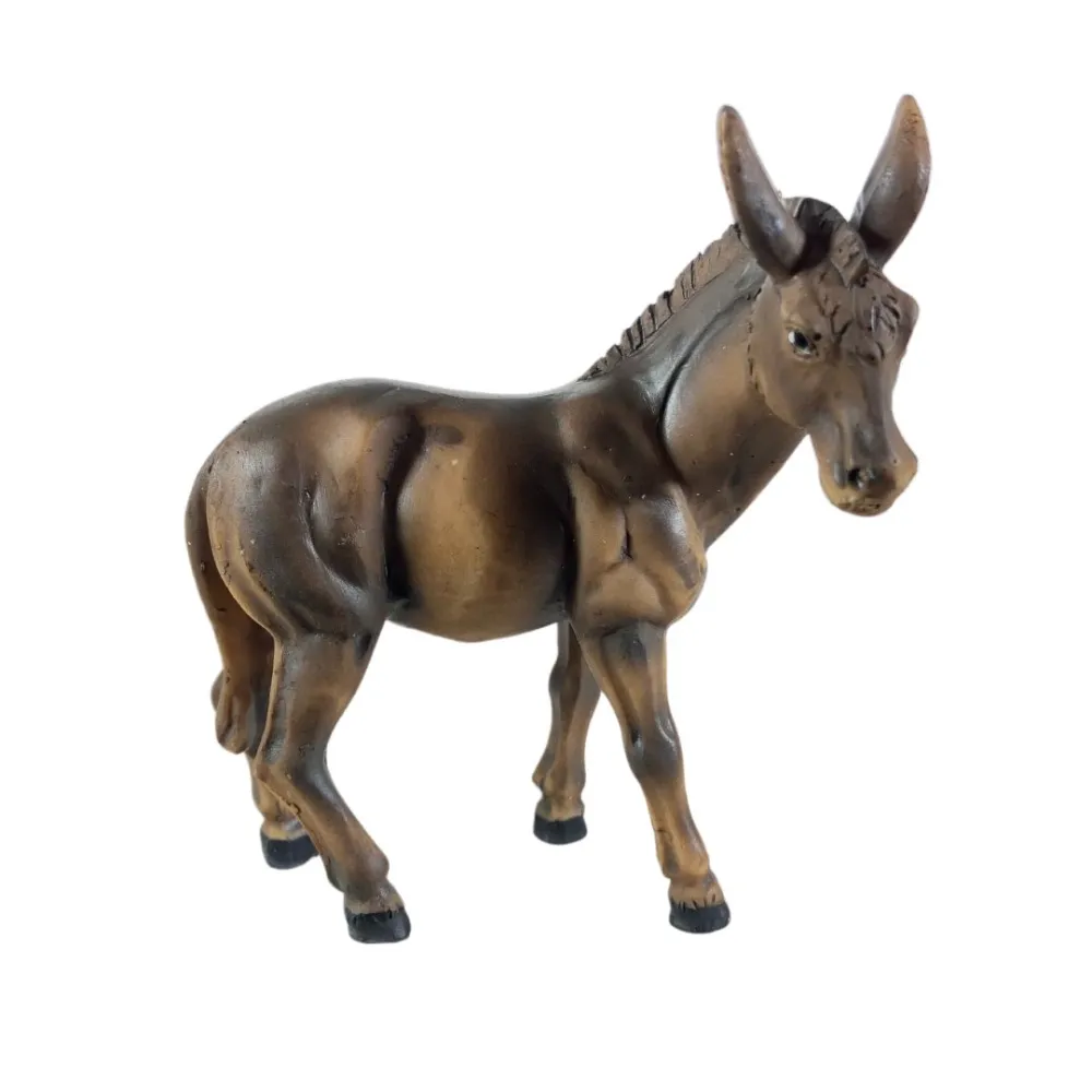 Resin Donkey for 10–12 cm Nativity Figures