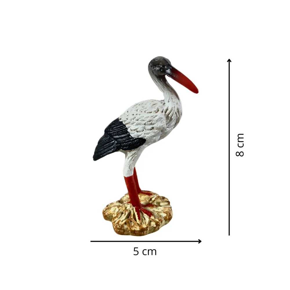 Resin Stork for 15–20 cm Nativity Figures