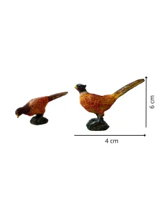 Pair of Resin Pheasants for 12–15 cm Nativity Figures 2