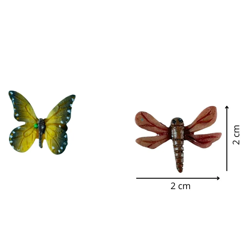 Resin Butterfly and Dragonfly Set for 30 cm Nativity Figures