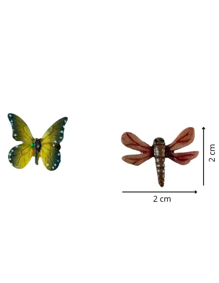 Resin Butterfly and Dragonfly Set for 30 cm Nativity Figures