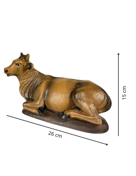 Bue in resina serie 30 cm