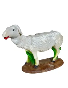 Resin Sheep with Raised Head for 30 cm Nativity Figures