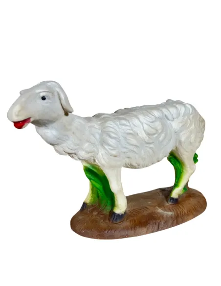Resin Sheep with Raised Head for 30 cm Nativity Figures