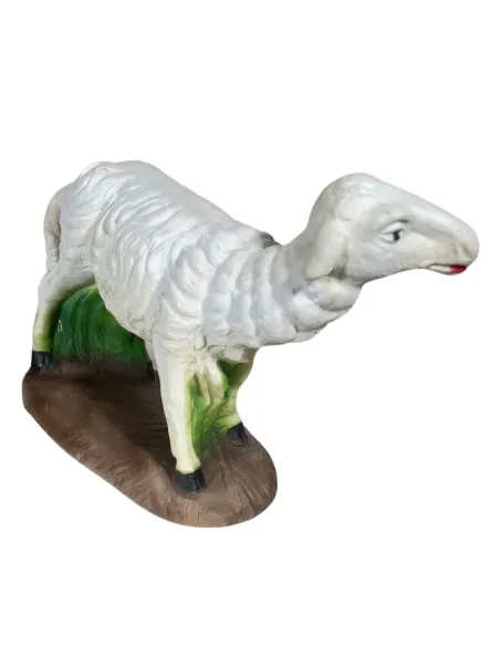 Resin Sheep with Raised Head for 30 cm Nativity Figures