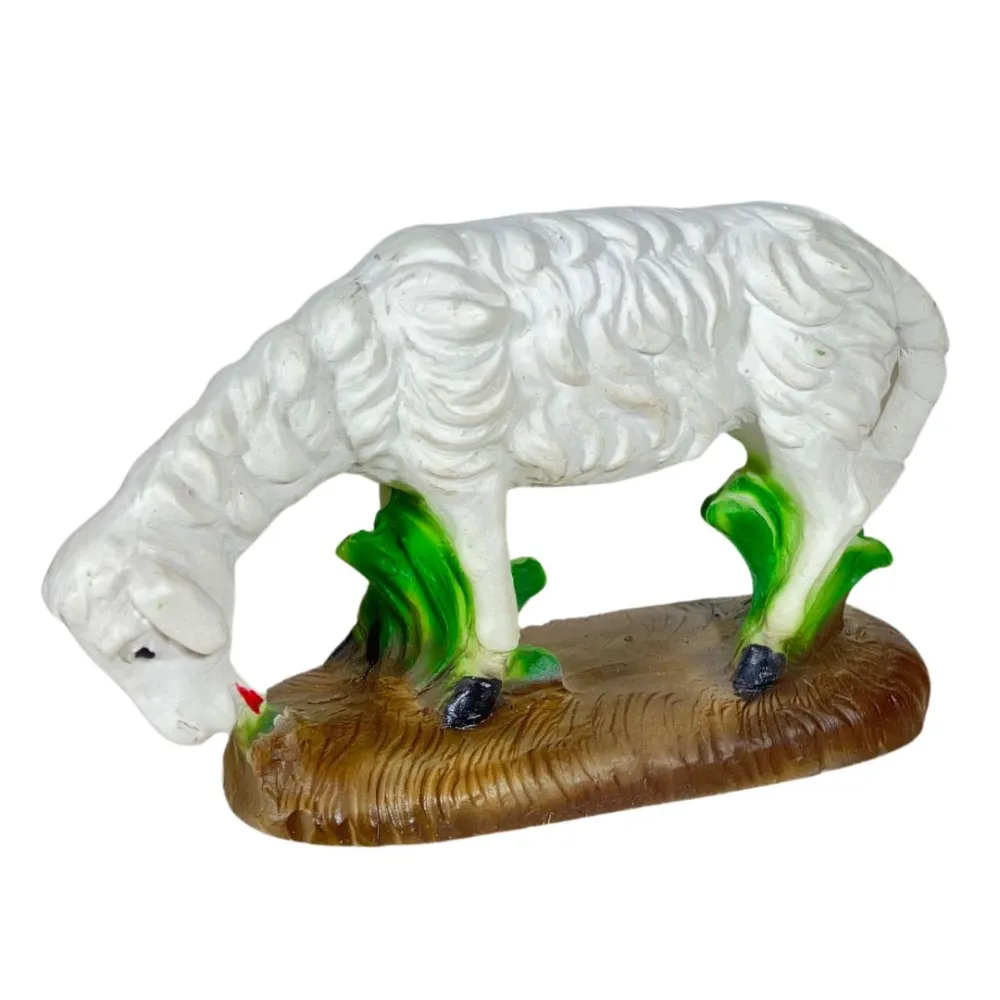Resin Sheep with Lowered Head for 30 cm Nativity Figures
