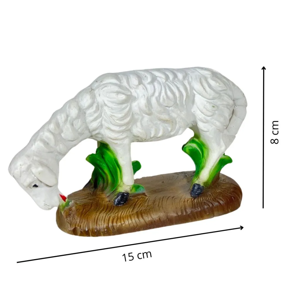 Resin Sheep with Lowered Head for 30 cm Nativity Figures