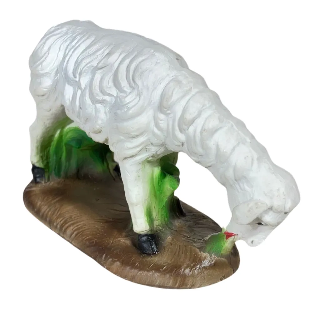 Resin Sheep with Lowered Head for 30 cm Nativity Figures