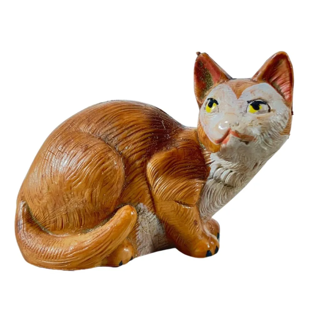 Set of Three Assorted PVC Cats for 20 cm Nativity Figures