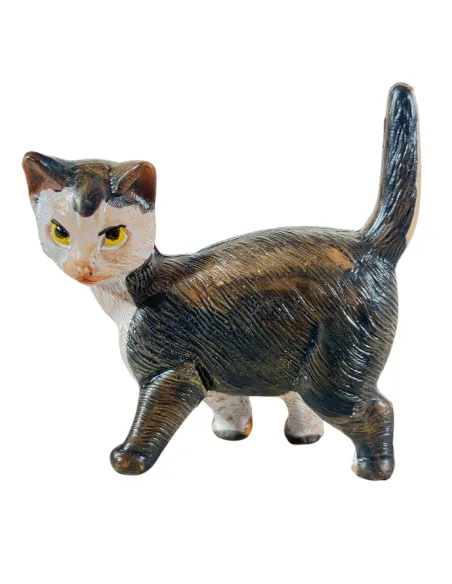 Set 3 gatti in pvc colori e posizioni assortiti per statue da 20 cm