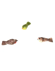 Set of Three Assorted Resin Birds for 15–20 cm Nativity Figures 2