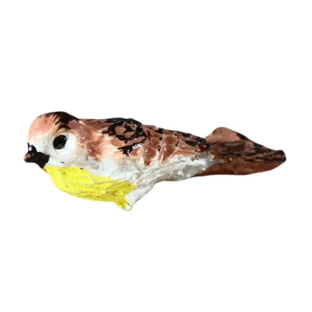 Set of Three Assorted Resin Birds for 15–20 cm Nativity Figures