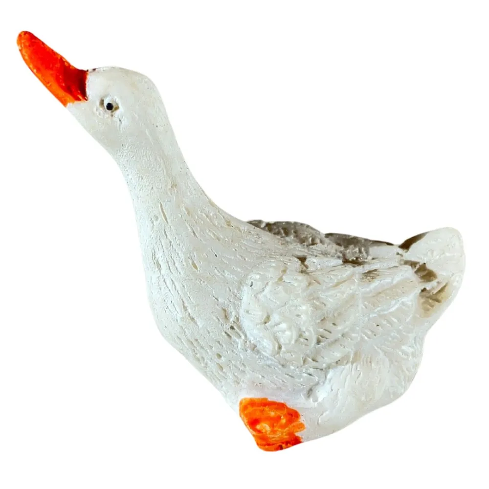 Set of Six Resin Geese for 12–15 cm Nativity Figures