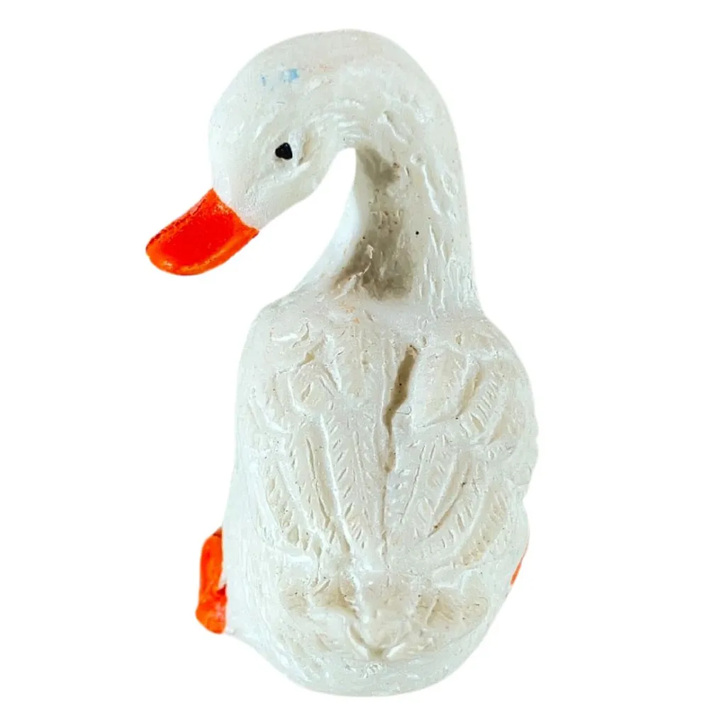 Set of Six Resin Geese for 12–15 cm Nativity Figures