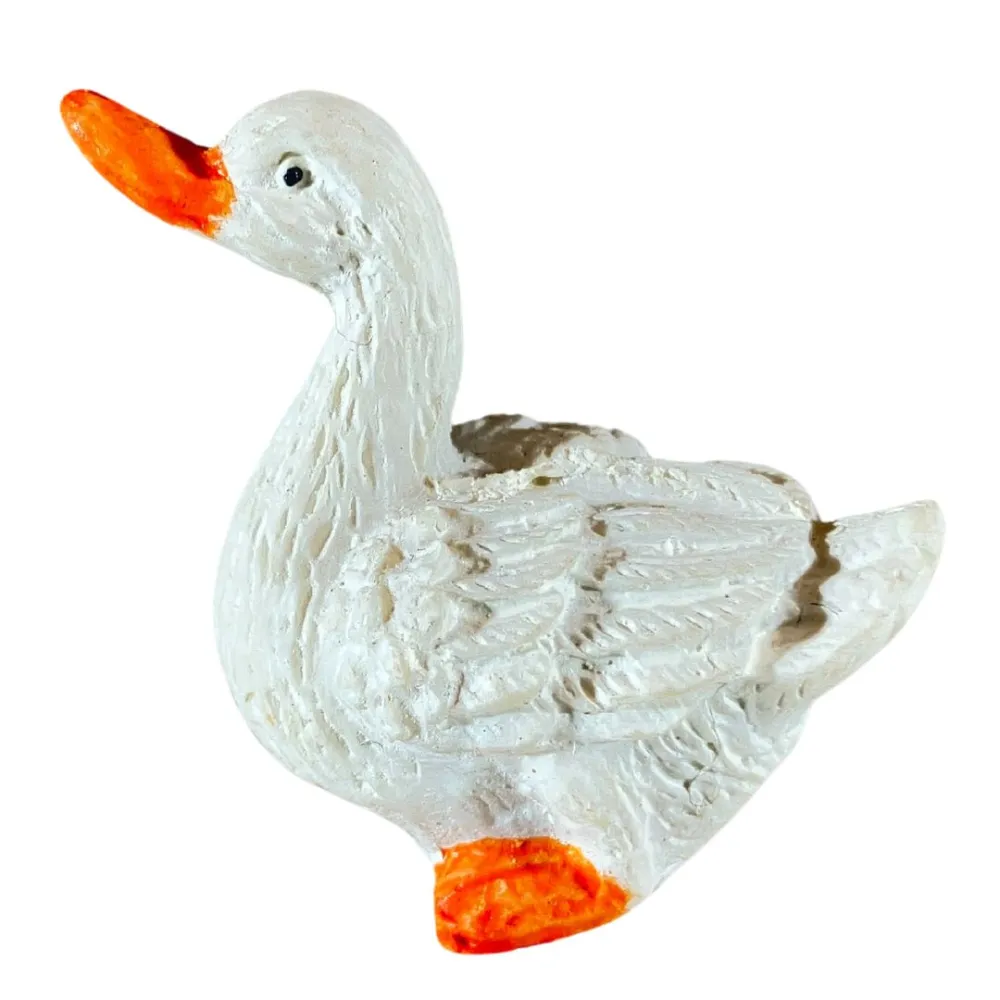 Set of Six Resin Geese for 12–15 cm Nativity Figures