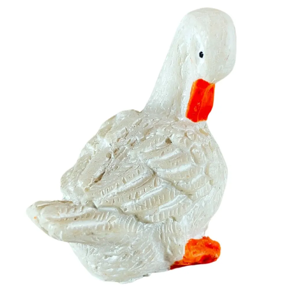 Set of Six Resin Geese for 12–15 cm Nativity Figures