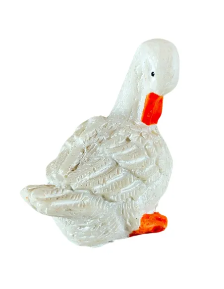 Set of Six Resin Geese for 12–15 cm Nativity Figures