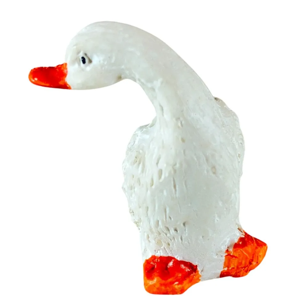 Set of Six Resin Geese for 12–15 cm Nativity Figures