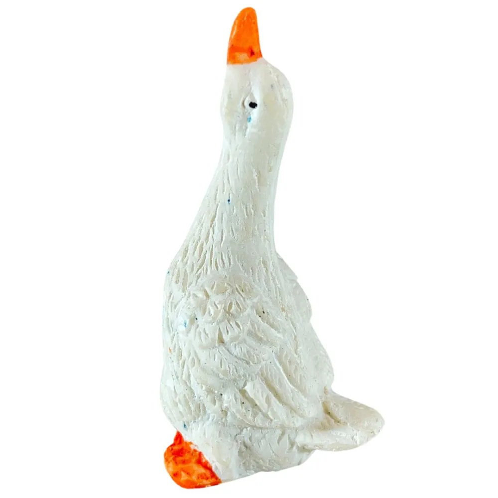 Set of Six Resin Geese for 12–15 cm Nativity Figures