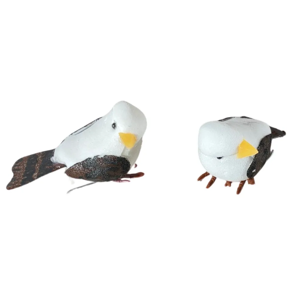 Set of Two Polystyrene Birds for 25–30 cm Nativity Figures