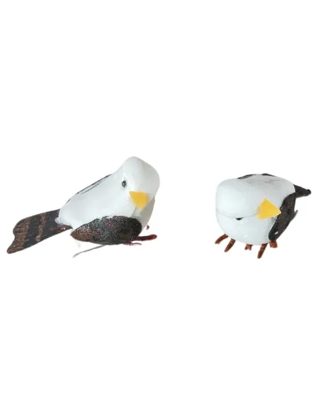 Set of Two Polystyrene Birds for 25–30 cm Nativity Figures