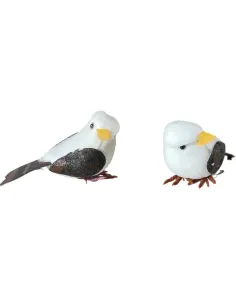 Set of Two Polystyrene Birds for 25–30 cm Nativity Figures