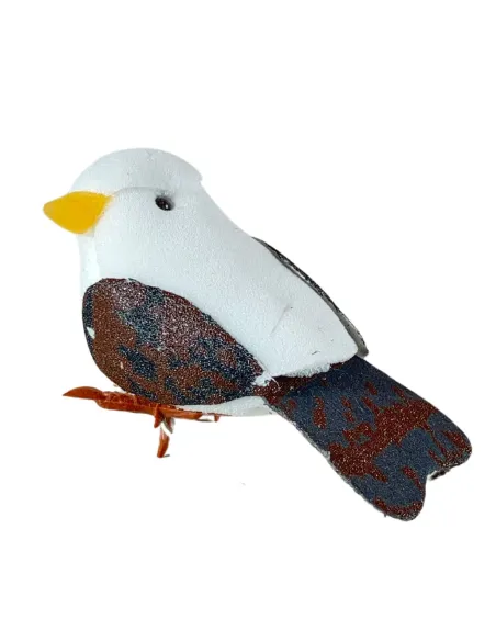 Set 2 uccellini in polistirene per statue da 25-30 cm