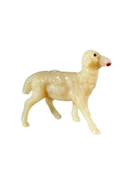 Set of Three PVC Sheep for 3–4 cm Nativity Figures