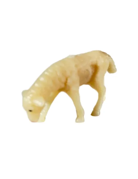 Set of Three PVC Sheep for 3–4 cm Nativity Figures