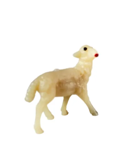 Set of Three PVC Sheep for 3–4 cm Nativity Figures