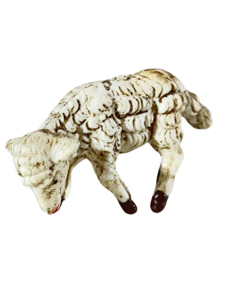 Set of Four PVC Sheep for 7–8 cm Nativity Figures