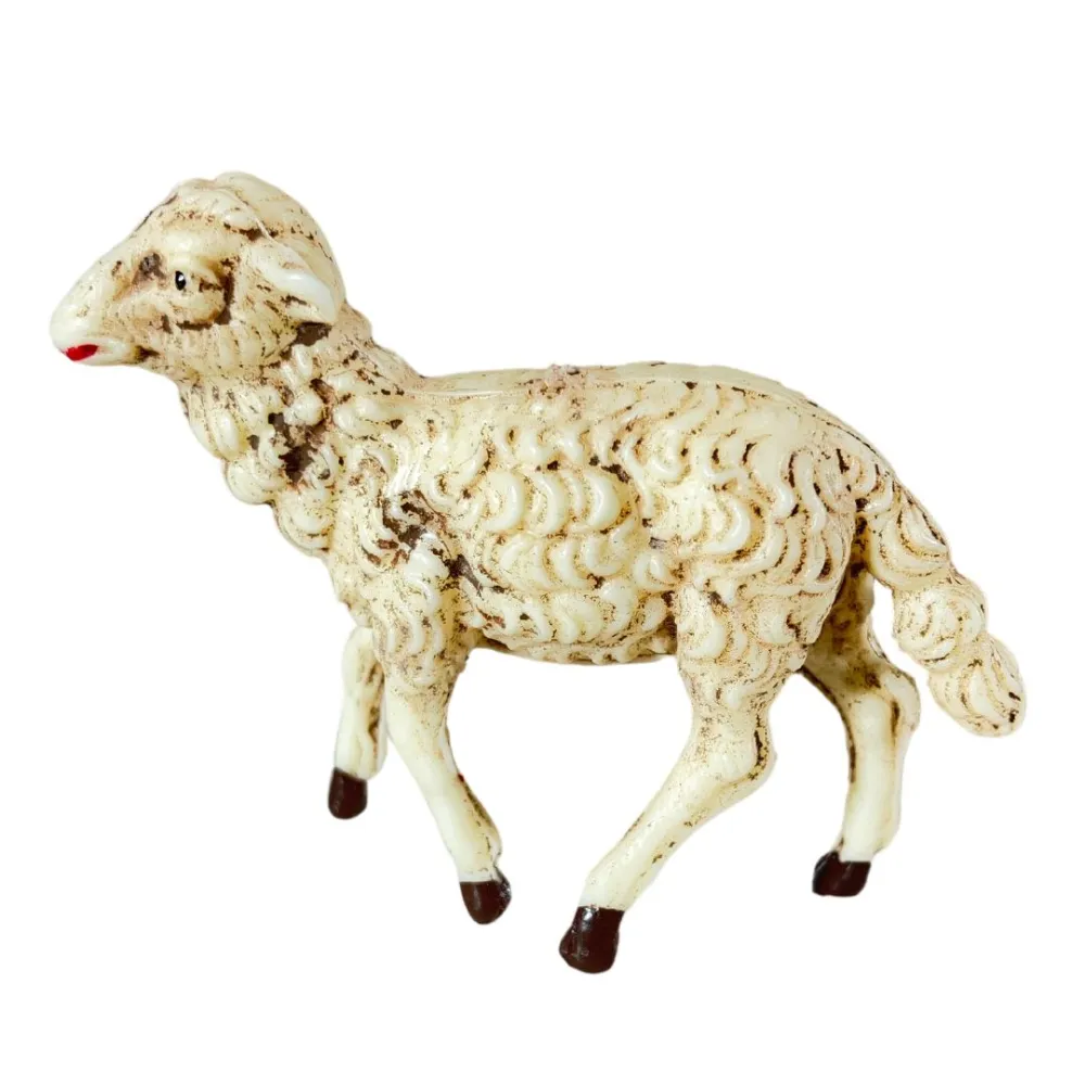 Set of Four PVC Sheep for 12 cm Nativity Figures