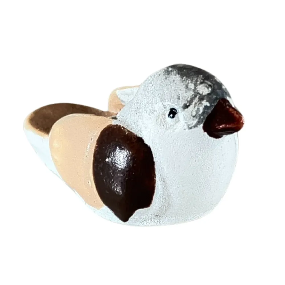 Set of Three Assorted Resin Birds for 30 cm Nativity Figures