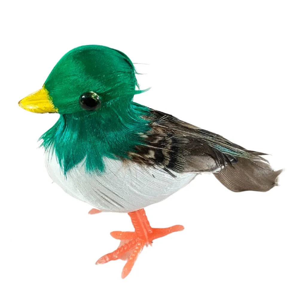 Duck with Real Feathers for 25–30 cm Nativity Figures